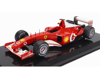 FERRARI F1  F2002 N 1 World Champion Season 2002 Michael Schumacher - Damage Blister Box, Red White