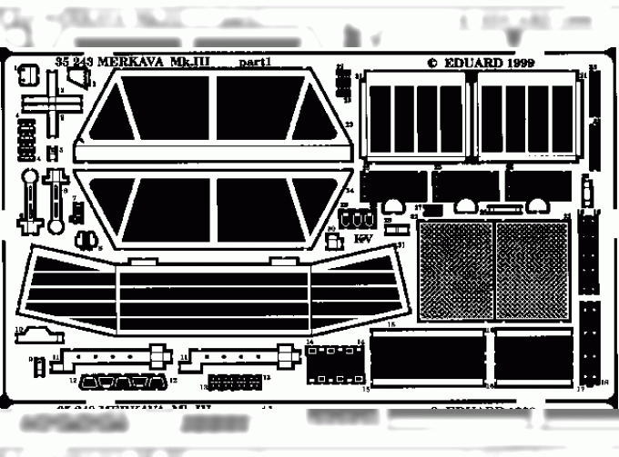 Фототравление для Merkava Mk. III