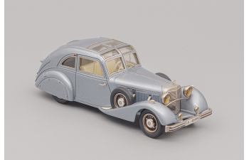 (Б/У) MERCEDES-BENZ 500K (W29) Stromlinie "Karosserie Erdmann & Rossi" (1935), silver-fish blue met