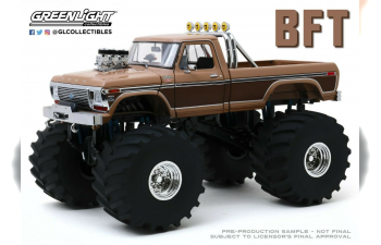 FORD F-350 Monster Truck "BFT" Bigfoot 1978 Brown Metallic (колеса 66 дюймов)