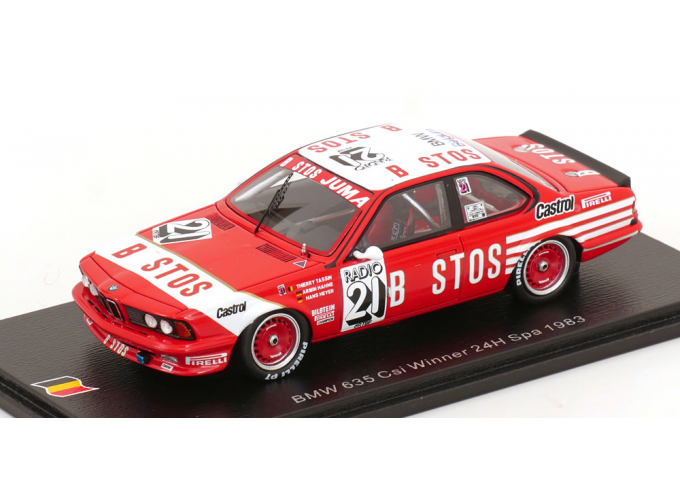 BMW 635 CSI №21 Winner 24h SPA Thierry Tassin, Hans Heyer, Armin Hahne (1983)