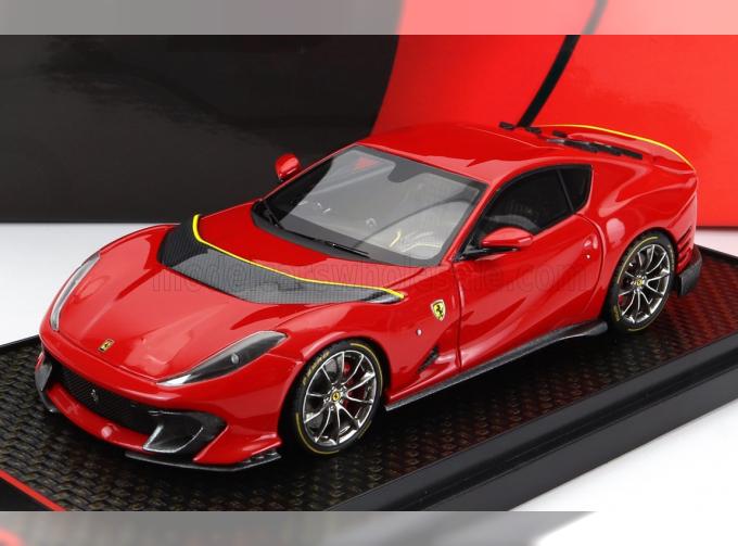 FERRARI 812 Competizione (2021), Rosso Corsa 322 - Yellow Red