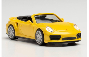PORSCHE 911 Turbo Cabrio, yellow