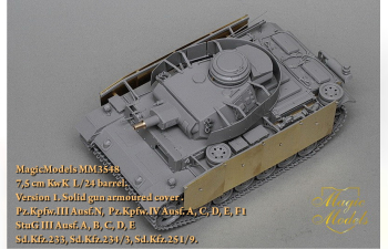 7,5-см ствол KwK L/24 для Pz.Kpfw.III Ausf.N, Pz.Kpfw.IV Ausf. A, C, D, E, F1, StuG III Ausf. A, B, C, D, E Sd.Kfz.233, Sd.Kfz.234/3, Sd.Kfz. 25