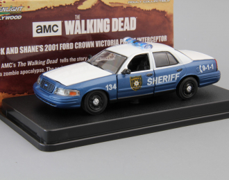 FORD Crown Victoria Police Interceptor "Rick and Shane's" из т/с "Ходячие мертвецы" (2001), blue / white