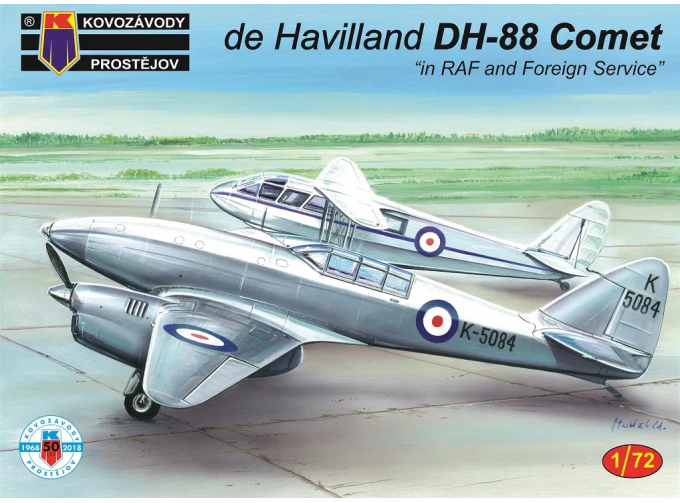 Сборная модель Самолёт de Havilland DH-88 Comet "in RAF and Foreign Service"