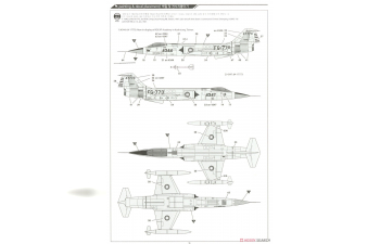 Сборная модель USAF F-104C "Vietnam War"