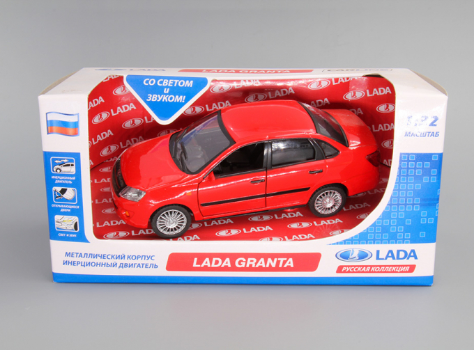 LADA Granta Гражданская (откр.двери), красный