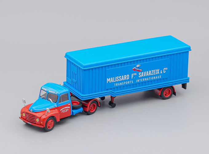CITROEN U23 Truck Malissard Savarzeix Transports (1961), blue/ red