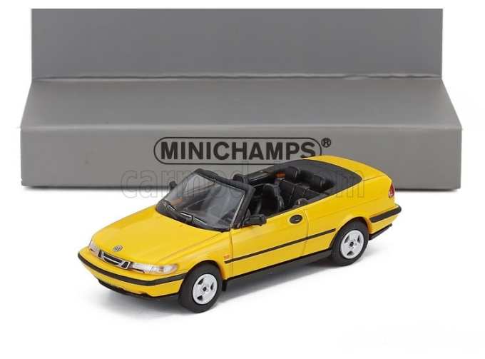 SAAB 900 Turbo 16S (Aero) Cabriolet (1987), yellow