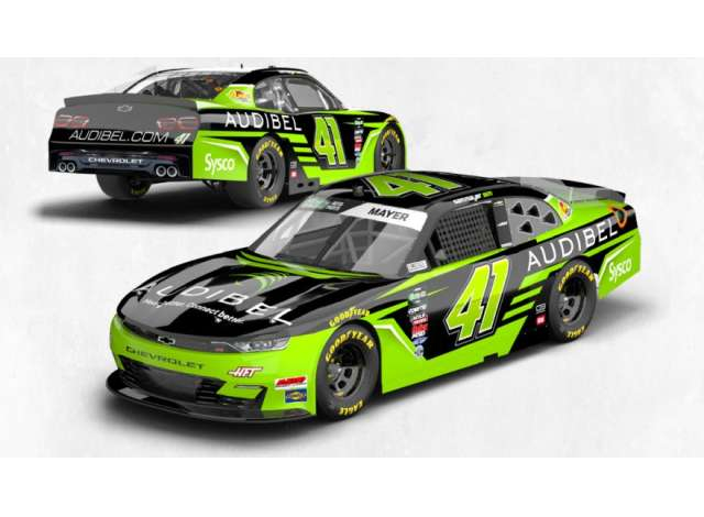 Chevrolet #41 Sam Mayer *Audibel*, green/black 2026