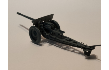 Сборная модель 107 мм пушка обр. 1910/30 года на металлических колесах