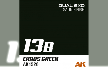 Краска акриловая Dual Exo 13B - Chaos Green, 60ml