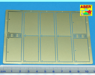 Фототравление Side skirts for Panther Ausf.G, Jagdpanther