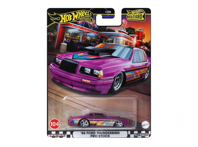 FORD Thunderbird Pro Stock drag (1986), purple