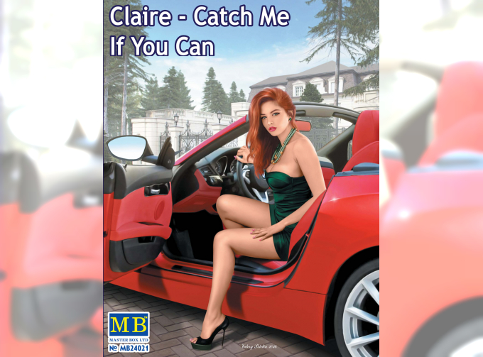 Сборная модель Фигурка девушки Dangerous Curves, Claire - Catch Me If You Can