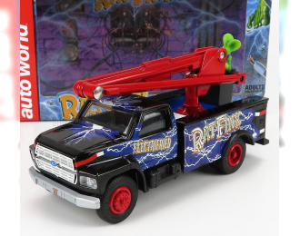 FORD Bucket Truck Crane (1990) - Ratfink - Salvadanaio - Moneybox, Blue Black