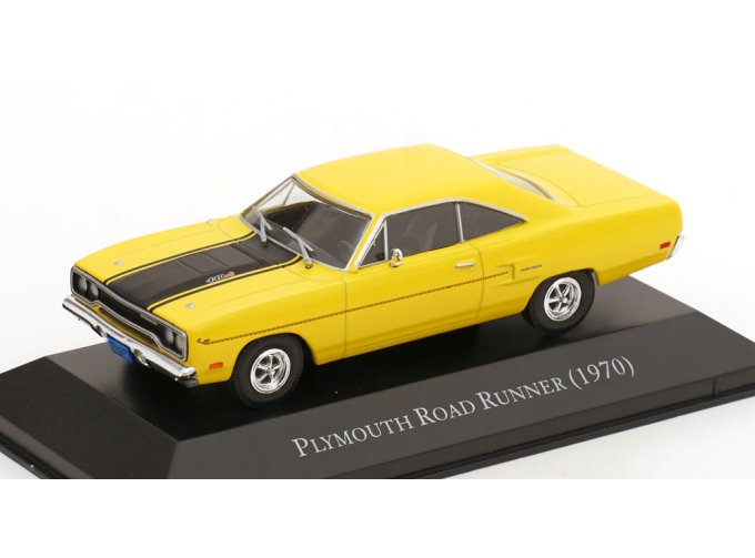PLYMOUTH Road Runner (1970), yellow / flat-black