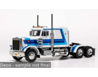 PETERBILT 359 (1980), white/blue