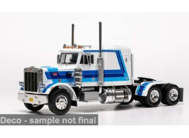 PETERBILT 359 (1980), white/blue
