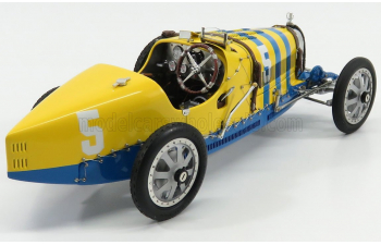 BUGATTI T35 Suede N5 Nation Coulor Project Sweden (1924), Yellow Blue