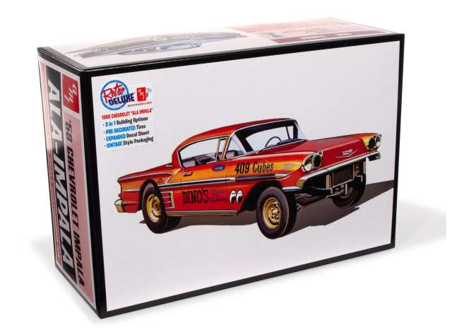 Сборная модель Chevy Impala Hardtop *Ala Impala*, plastic modelkit 1958