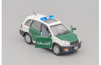 TOYOTA RAV4 Police of Dubai United Arab Emirates, green / white
