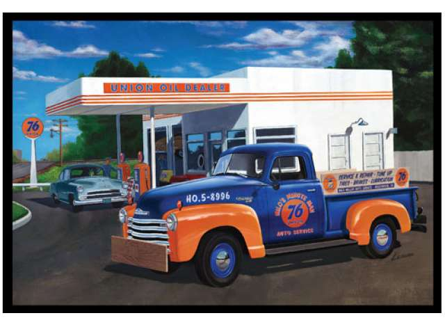 Сборная модель Chevrolet 3100 pick-up *Union 76*, plastic modelkit 1950