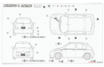 Сборная модель NISSAN Nismo March S-tune