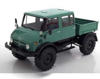 MERCEDES-BENZ Unimog 416 DoKa (1975), green / black