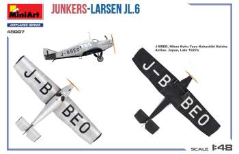 Сборная модель JUNKERS Larsen Jl.6 Airplane 1920