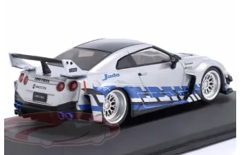 NISSAN Skyline GT-R (R34) Liberty Walk Body Kit (2020), silver / blue