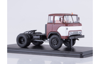 КАЗ 608 (четыре фары) седельный тягач, коричневый