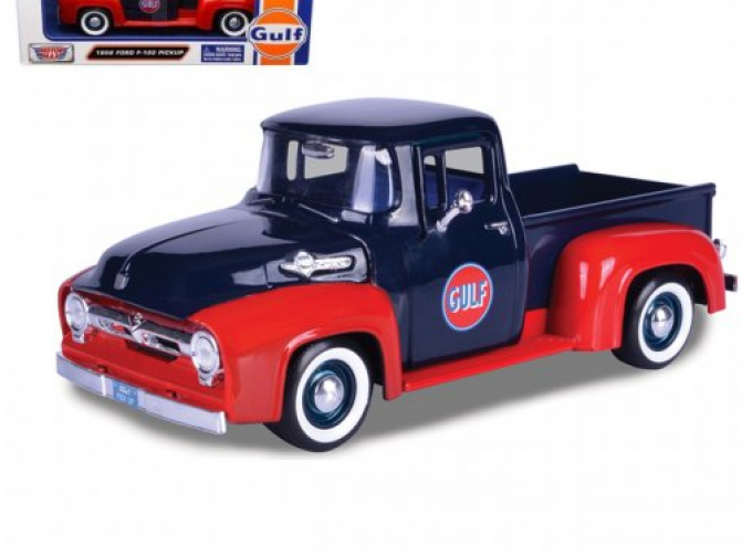 FORD F-100 Pick-Up 1956 Gulf, blue / red