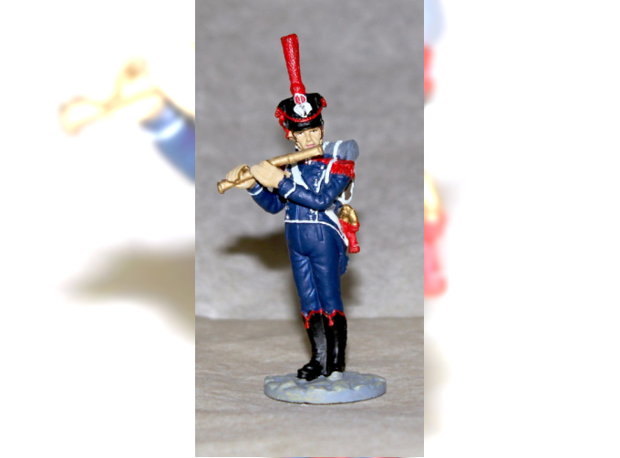 Фигурка Флейтист егерской роты полка легкой пехоты в парадной форме, 1815 г.