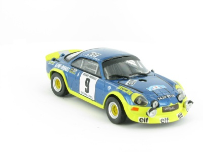 ALPINE A 110 Turbo Cévennes de 1972, серия Alpine and Renault Sportives 35, желто-синий