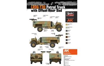 Сборная модель LRDG F30 Patrol Truck with Offset Rear Bed