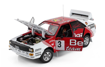 AUDI Quattro A1 Team Belga №3 Winner Rally Haspengouw (1983) Marc Duez - Willy Lux, Red White