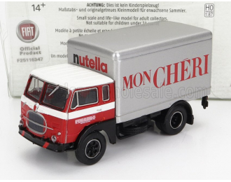 FIAT 642 Truck Cassonato Ferrero 2-assi 1962, Red Silver