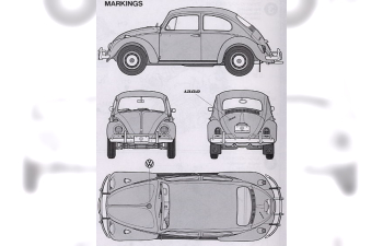 Сборная модель VOLKSWAGEN 1300 Beetle