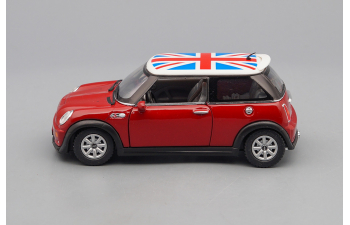 MINI Cooper S Flag Printing, red metallic