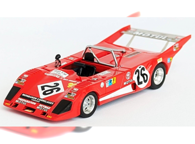 LOLA T296 Spider №26 24h Le Mans (1978) Georges Morand - Christian Blanc - Eric Vuagnat, Red