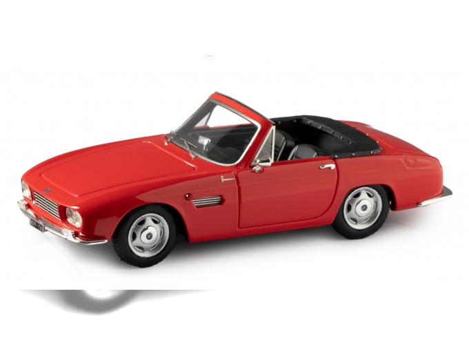 OSCA 1600 GT convertible top down by Fissore (1963), red