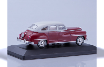 DESOTO 6 Suburban (1946), dark red/white