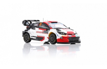 TOYOTA Yaris Gr Hybrid Rally1 Team Toyota Gazoo Racing Wrt N33 4th Rally Montecarlo (2023) E.Evans - S.Martin, White Red Black