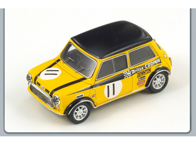 MINI COOPER Steve Neal Britax 1969, yellow