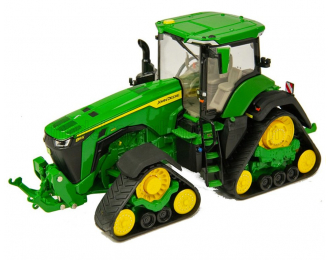 JOHN DEERE 8rx 410 Tractor Cingolato (2018), Green Yellow