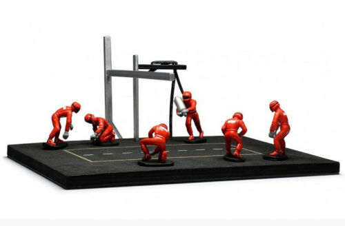 Набор Пит Стоп 6 фигур, red