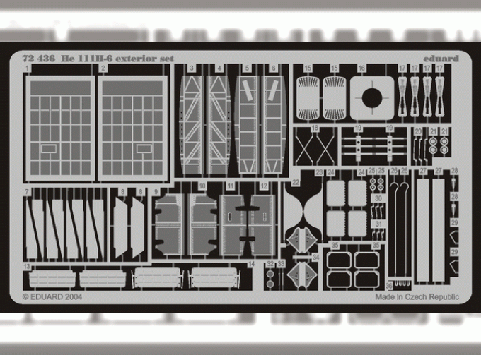 Фототравление для He 111H-6 exterior