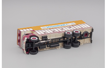 BERLIET GPRK 10 Fruits Et Primeurs Mighirian Frères 1968, burgundy / beige